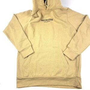 Young & Reckless Y&R Reckless‎ Los Angeles Tan Pullover Hoodie Sz S